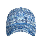 Blue Native American Aztec Pattern Print Baseball Cap