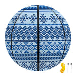 Blue Native American Aztec Pattern Print Basketball