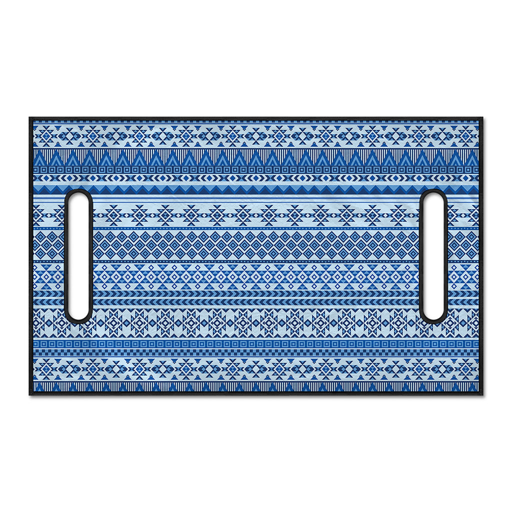 Blue Native American Aztec Pattern Print Golf Cart Seat Cover