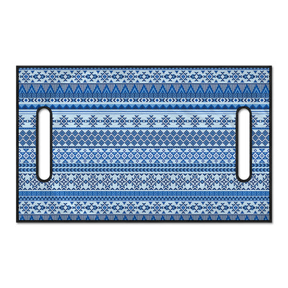 Blue Native American Aztec Pattern Print Golf Cart Seat Cover