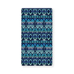 Blue Native Aztec Tribal Pattern Print Baby Crib Sheet