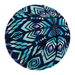 Blue Native Aztec Tribal Pattern Print Basketball