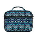 Blue Native Aztec Tribal Pattern Print Briefcase Bible Bag