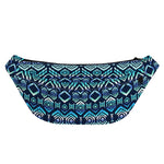 Blue Native Aztec Tribal Pattern Print Fanny Pack