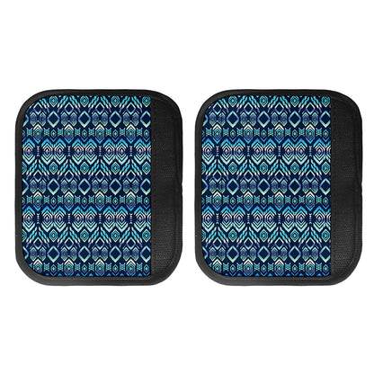Blue Native Aztec Tribal Pattern Print Handle Covers