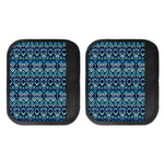 Blue Native Aztec Tribal Pattern Print Handle Covers