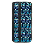 Blue Native Aztec Tribal Pattern Print Refrigerator Handle Covers