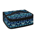 Blue Native Aztec Tribal Pattern Print Small Lunch Bag