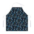 Blue Native Dream Catcher Pattern Print Adjustable Apron
