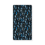 Blue Native Dream Catcher Pattern Print Baby Crib Sheet