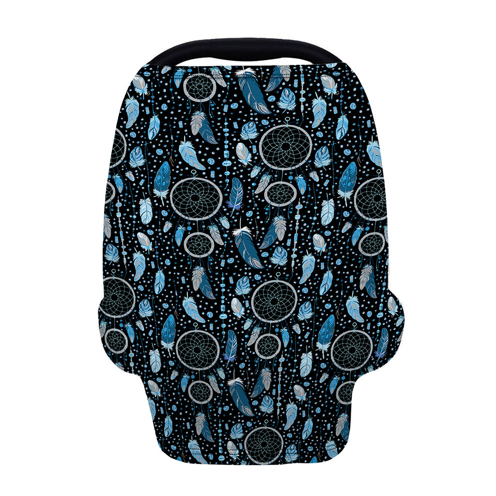 Blue Native Dream Catcher Pattern Print Baby Seat Cover