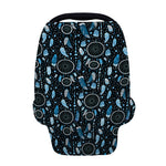 Blue Native Dream Catcher Pattern Print Baby Seat Cover
