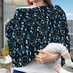 Blue Native Dream Catcher Pattern Print Baby Seat Cover