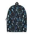 Blue Native Dream Catcher Pattern Print School Backpack