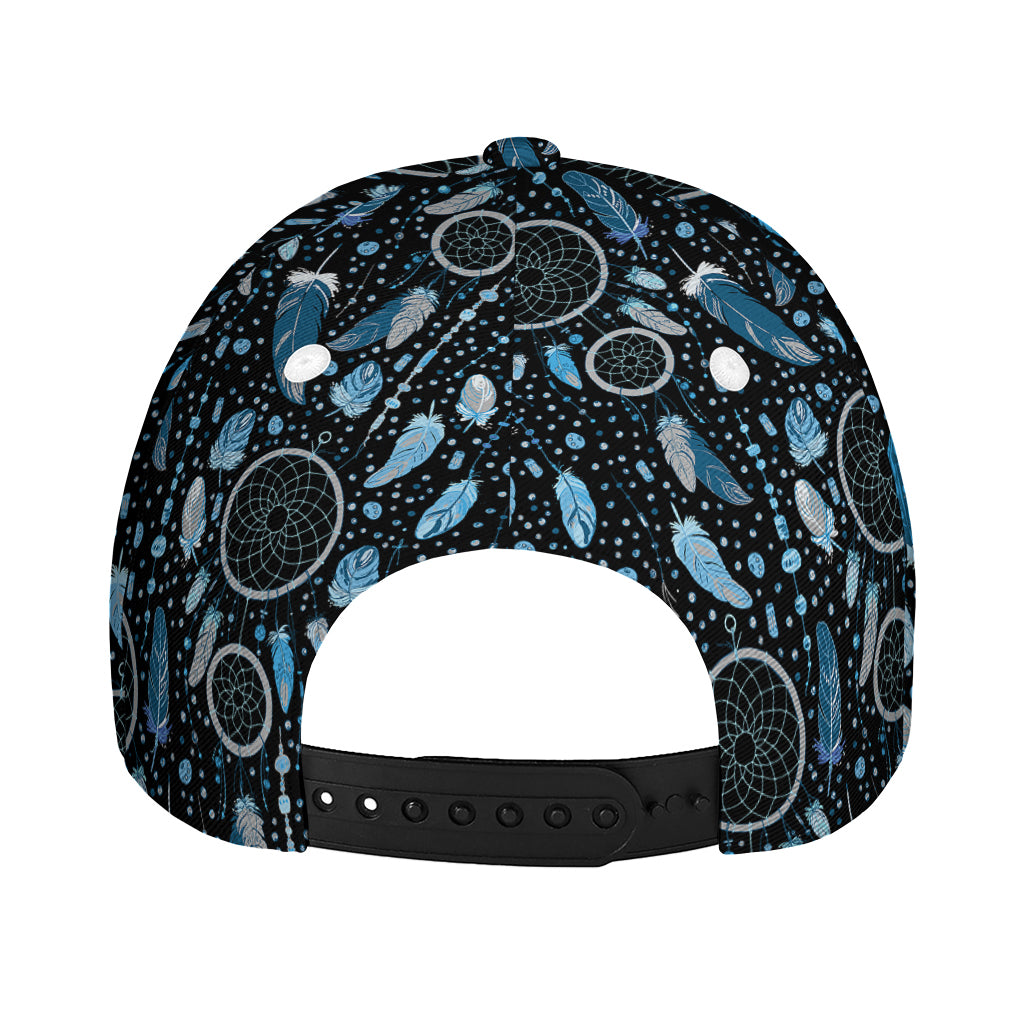 Blue Native Dream Catcher Pattern Print Baseball Cap