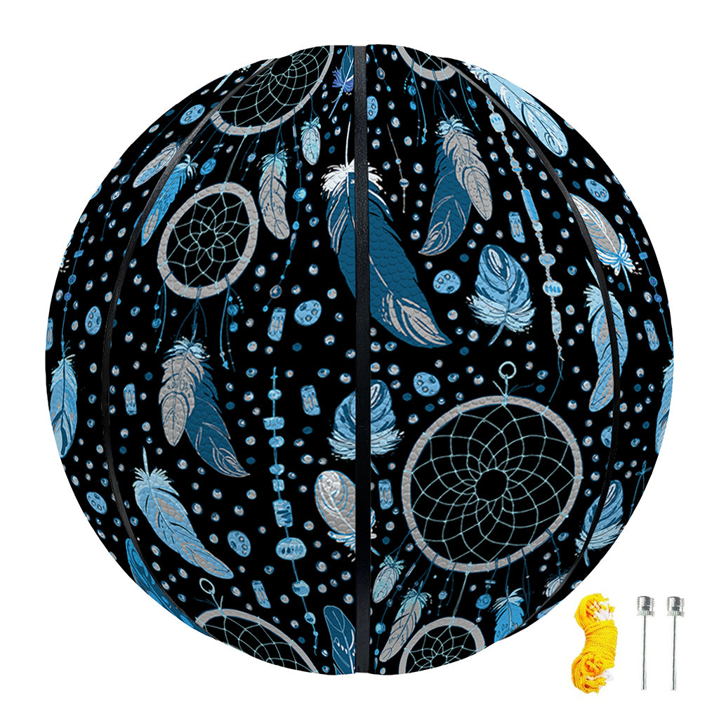 Blue Native Dream Catcher Pattern Print Basketball