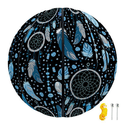 Blue Native Dream Catcher Pattern Print Basketball