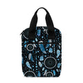 Blue Native Dream Catcher Pattern Print Bible Tote Bag