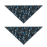 Blue Native Dream Catcher Pattern Print Dog Bandana