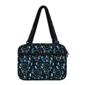Blue Native Dream Catcher Pattern Print Double Strap Bible Bag