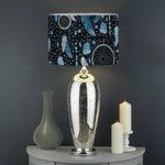Blue Native Dream Catcher Pattern Print Drum Lamp Shade
