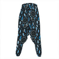 Blue Native Dream Catcher Pattern Print Hammer Pants