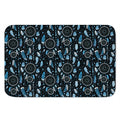 Blue Native Dream Catcher Pattern Print Indoor Door Mat