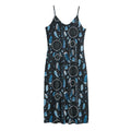 Blue Native Dream Catcher Pattern Print Jersey Midi Cami Dress