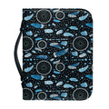 Blue Native Dream Catcher Pattern Print Leather Bible Cover