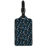 Blue Native Dream Catcher Pattern Print Luggage Tag