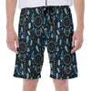 Blue Native Dream Catcher Pattern Print Men's Beach Shorts