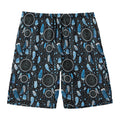 Blue Native Dream Catcher Pattern Print Men's Swim Trunks