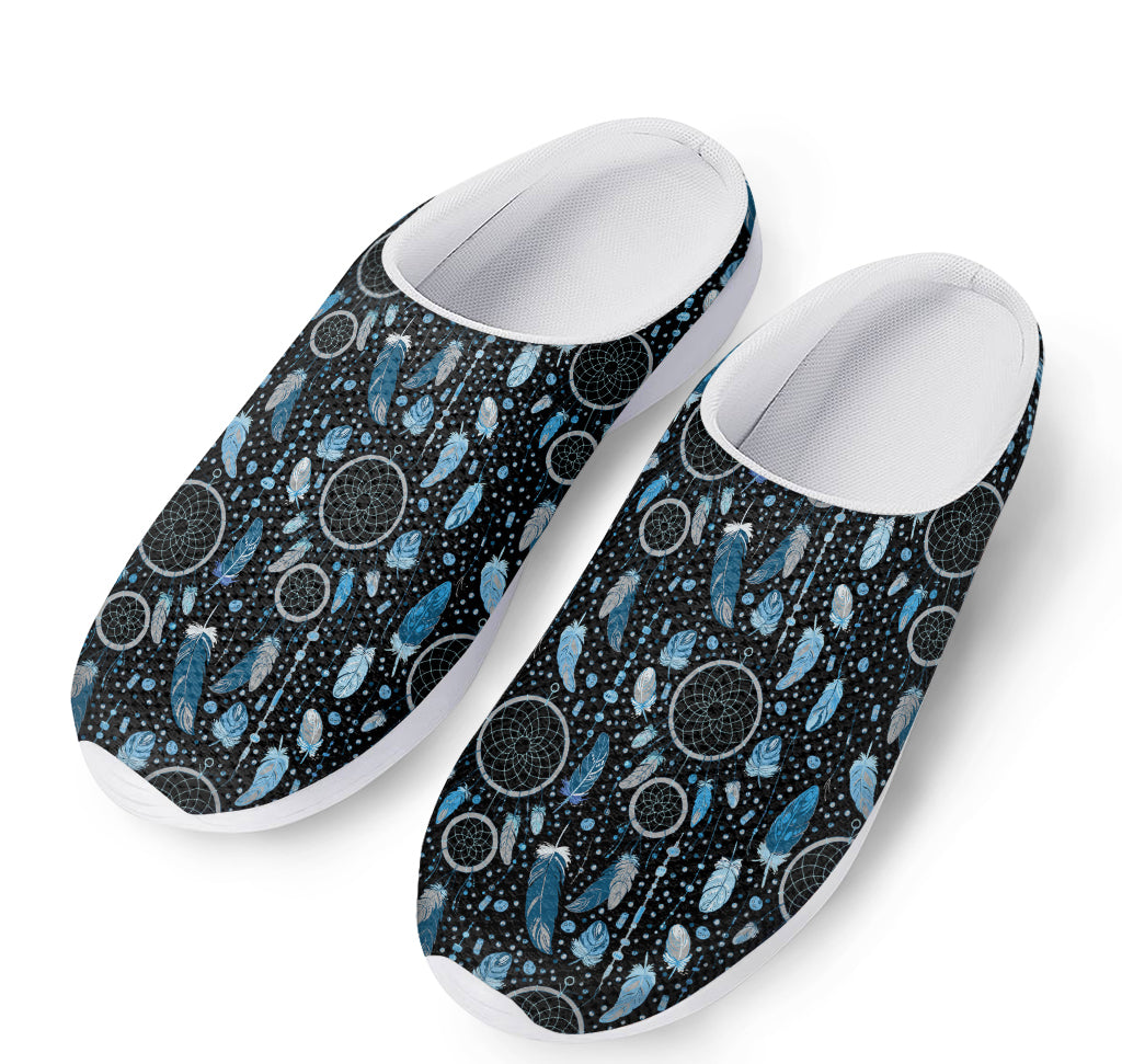 Blue Native Dream Catcher Pattern Print Mesh Casual Shoes
