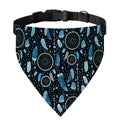Blue Native Dream Catcher Pattern Print Over The Collar Dog Bandana