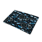 Blue Native Dream Catcher Pattern Print Pet Cooling Mat Cover