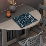 Blue Native Dream Catcher Pattern Print Placemat