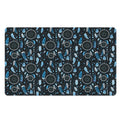 Blue Native Dream Catcher Pattern Print Polyester Doormat