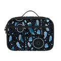 Blue Native Dream Catcher Pattern Print Portable Lunch Bag