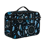 Blue Native Dream Catcher Pattern Print Portable Lunch Bag