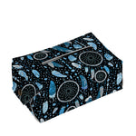 Blue Native Dream Catcher Pattern Print Rectangle Tissue Box Cover