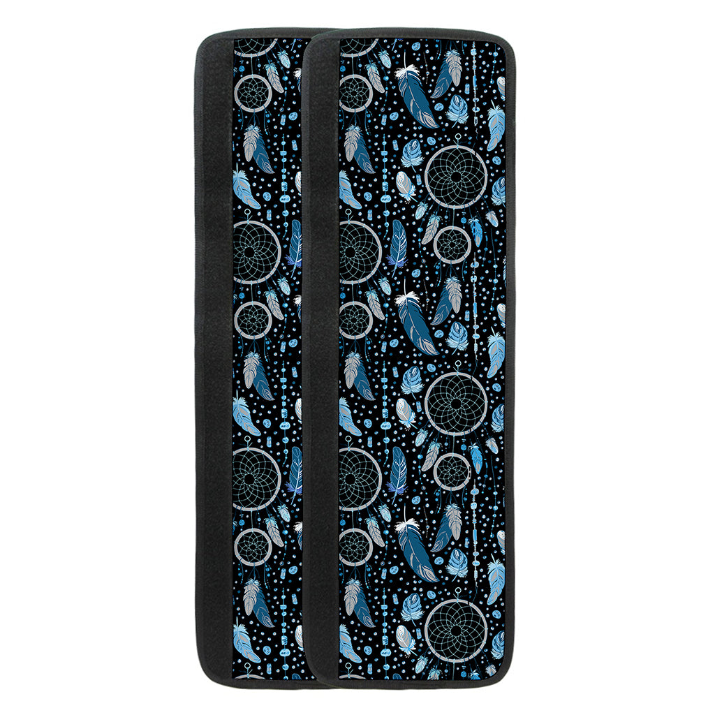 Blue Native Dream Catcher Pattern Print Refrigerator Handle Covers