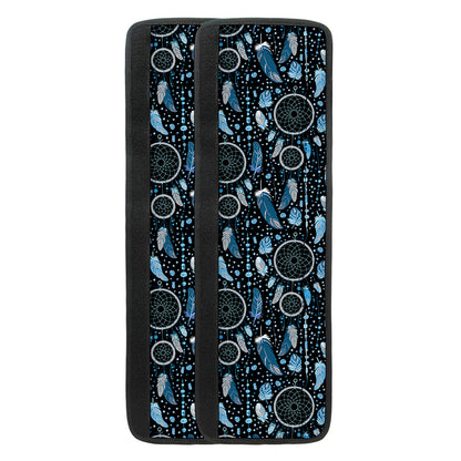 Blue Native Dream Catcher Pattern Print Refrigerator Handle Covers