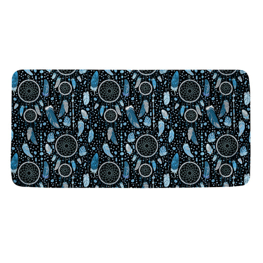 Blue Native Dream Catcher Pattern Print Towel