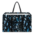 Blue Native Dream Catcher Pattern Print Utility Tote Bag