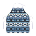 Blue Native Navajo Print Adjustable Apron