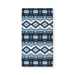 Blue Native Navajo Print Baby Crib Sheet