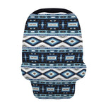 Blue Native Navajo Print Baby Seat Cover