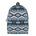 Blue Native Navajo Print School Backpack
