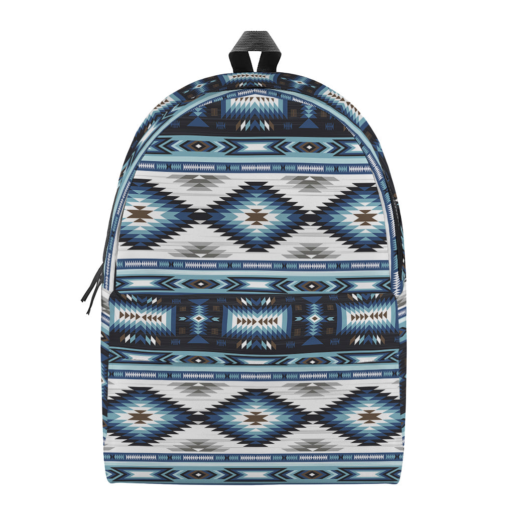 Blue Native Navajo Print Backpack
