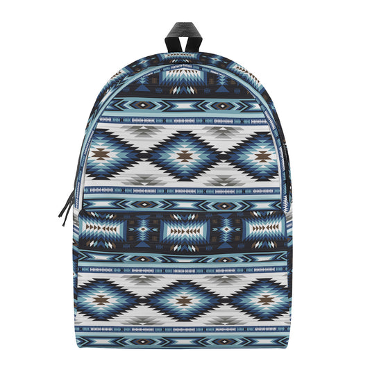Blue Native Navajo Print Backpack